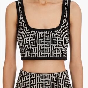 Louise James Black and White Skirt and Tank Set
